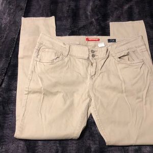 Unionbay khaki skinny 17
